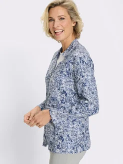 Sweatblazer in Bouclé-Optik
