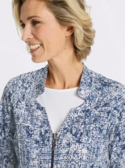 Sweatblazer in Bouclé-Optik