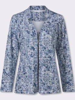 Sweatblazer in Bouclé-Optik
