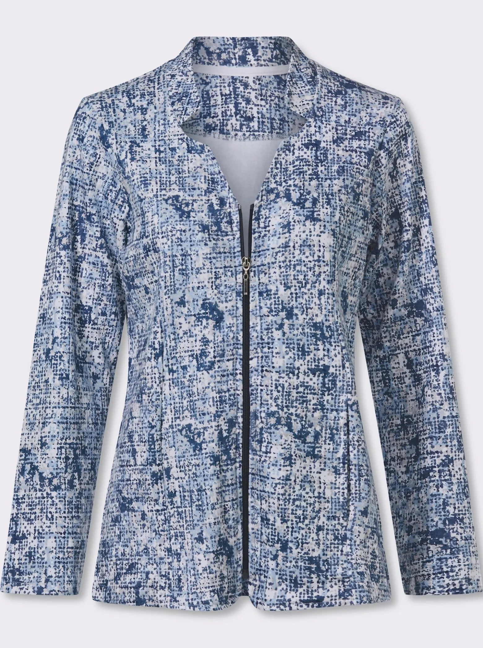 Sweatblazer in Bouclé-Optik