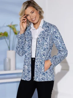 Sweatblazer in Bouclé-Optik