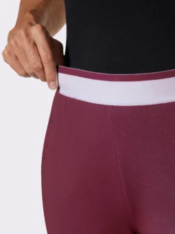 Sweathose mit gestreiftem Rundum-Dehnbund