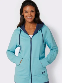 Sweatjacke mit 2 Känguru-Taschen