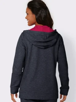 Sweatjacke mit 2 Känguru-Taschen