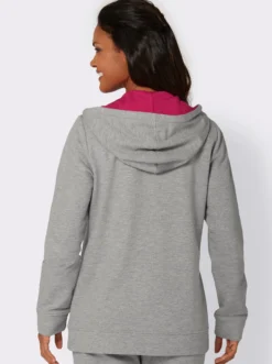 Sweatjacke mit 2 Känguru-Taschen