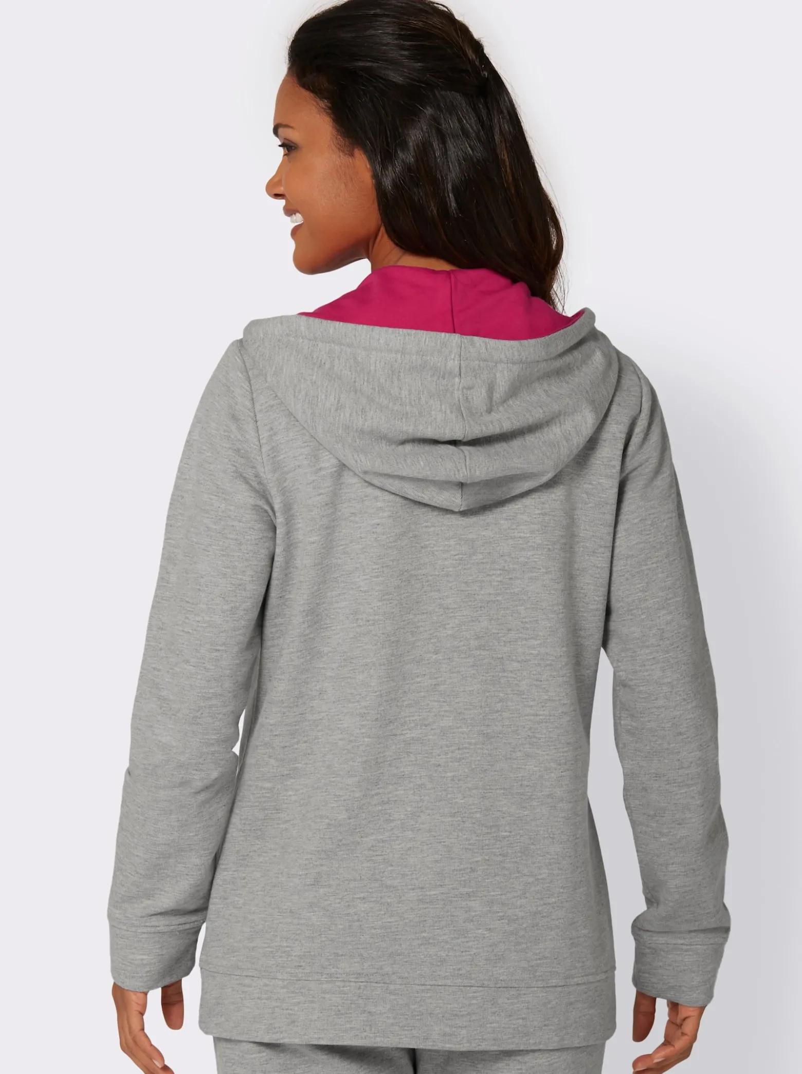 Sweatjacke mit 2 Känguru-Taschen