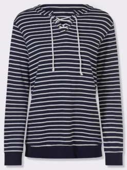 Sweatshirt aus Baumwolle, Interlock