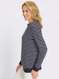 Sweatshirt aus Baumwolle, Interlock