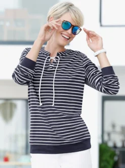 Sweatshirt aus Baumwolle, Interlock