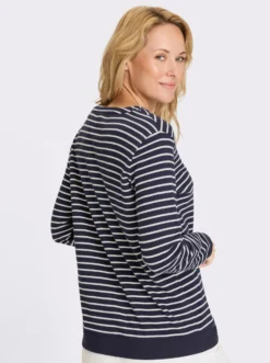 Sweatshirt aus Baumwolle, Interlock