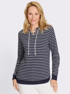 Sweatshirt aus Baumwolle, Interlock