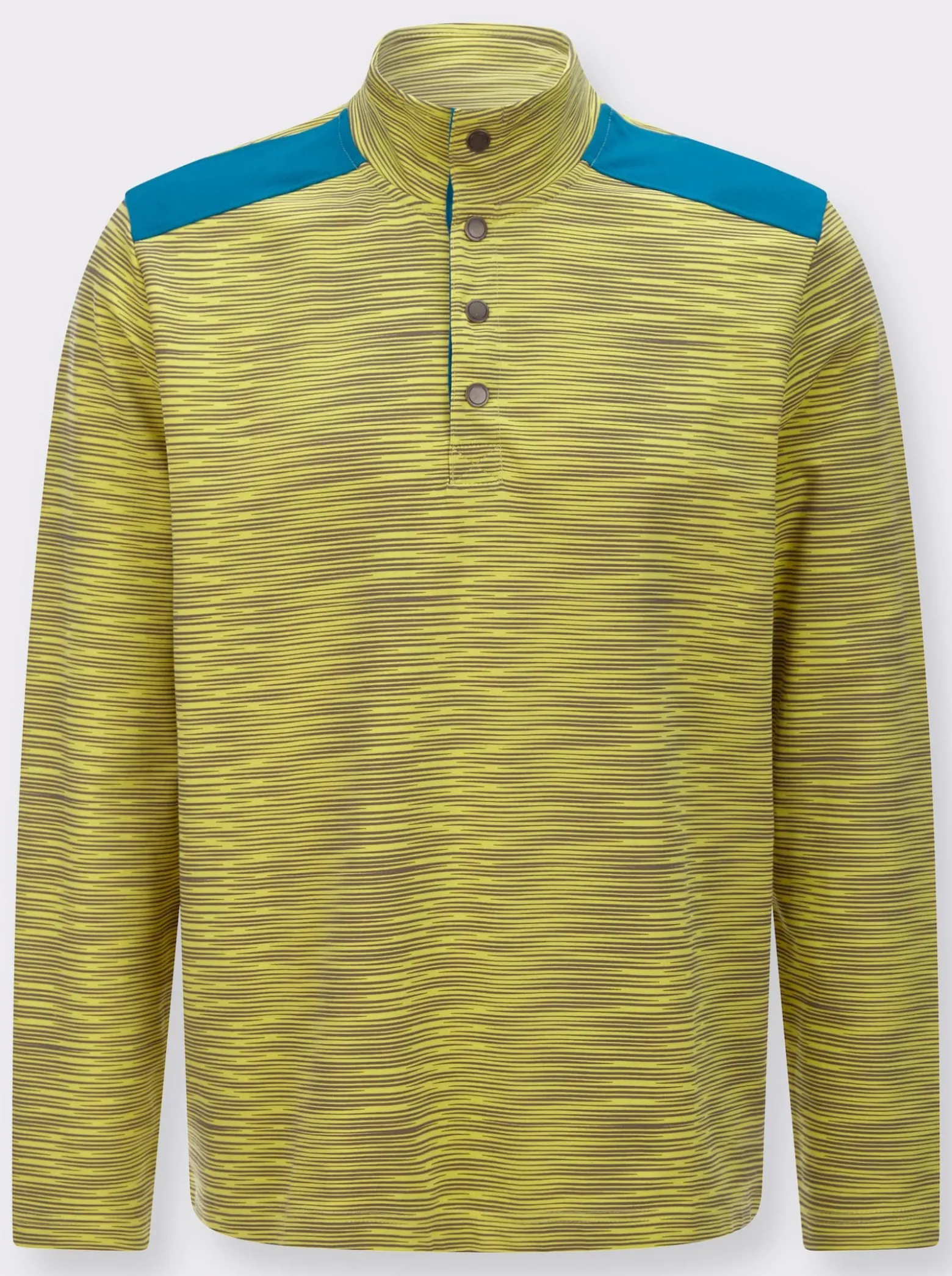 Sweatshirt aus reiner Baumwolle, gestreift