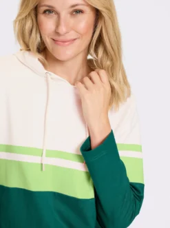 Sweatshirt im Color-Blocking-Dessin