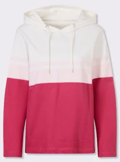 Sweatshirt im Color-Blocking-Dessin
