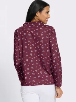 Sweatshirt im floralen Dessin