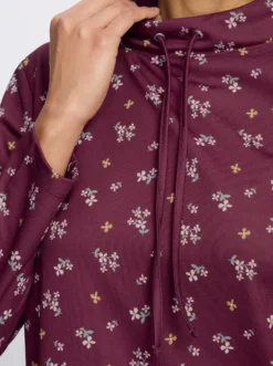 Sweatshirt im floralen Dessin