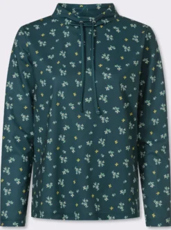 Sweatshirt im floralen Dessin
