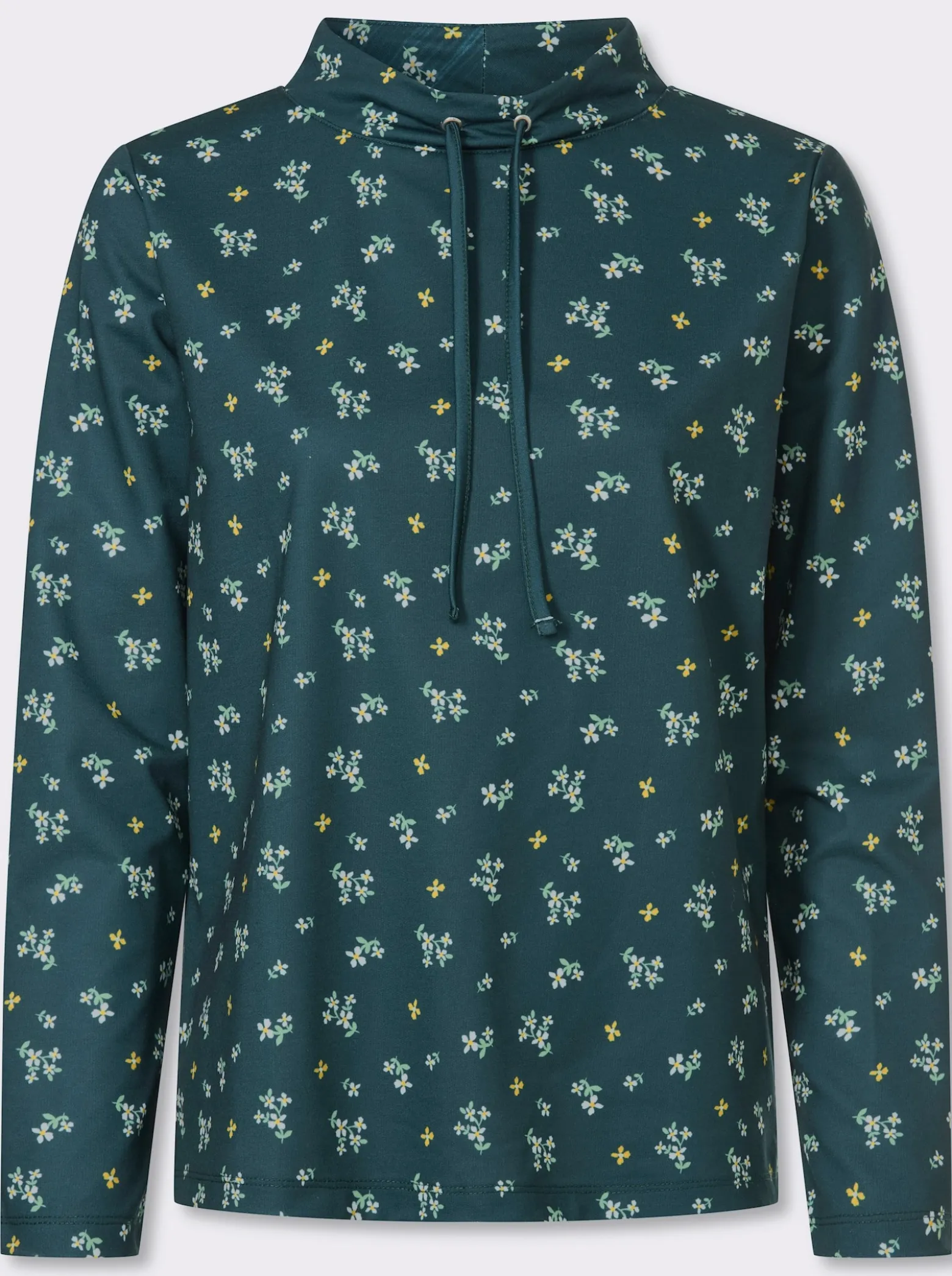 Sweatshirt im floralen Dessin