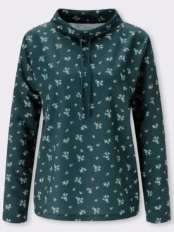Sweatshirt im floralen Dessin