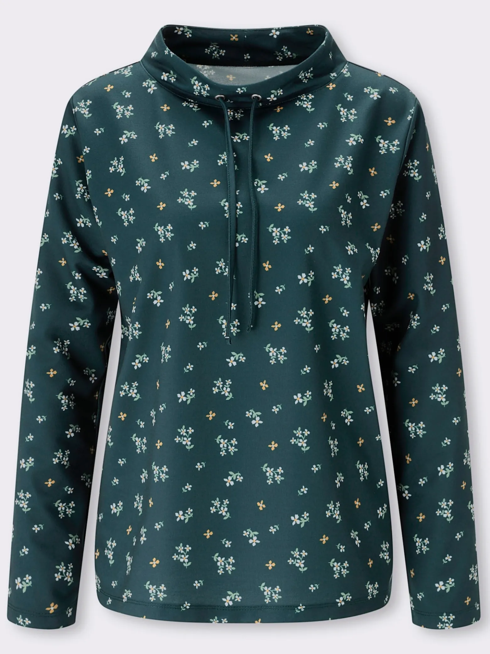Sweatshirt im floralen Dessin