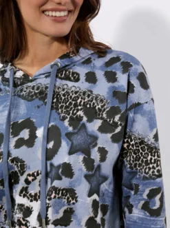 Sweatshirt im Muster-Mix