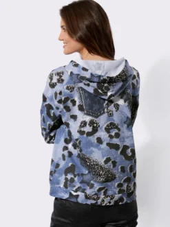 Sweatshirt im Muster-Mix