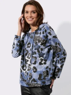 Sweatshirt im Muster-Mix