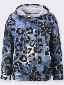 Sweatshirt im Muster-Mix