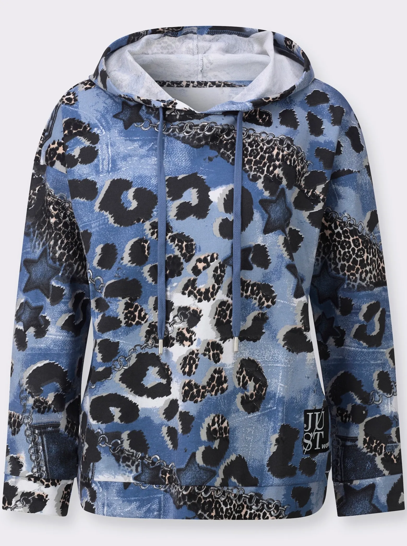 Sweatshirt im Muster-Mix