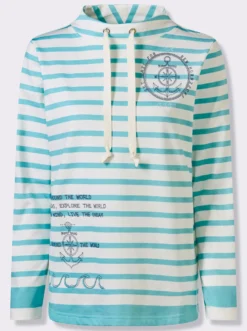 Sweatshirt im Ringel-Dessin