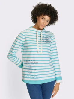 Sweatshirt im Ringel-Dessin