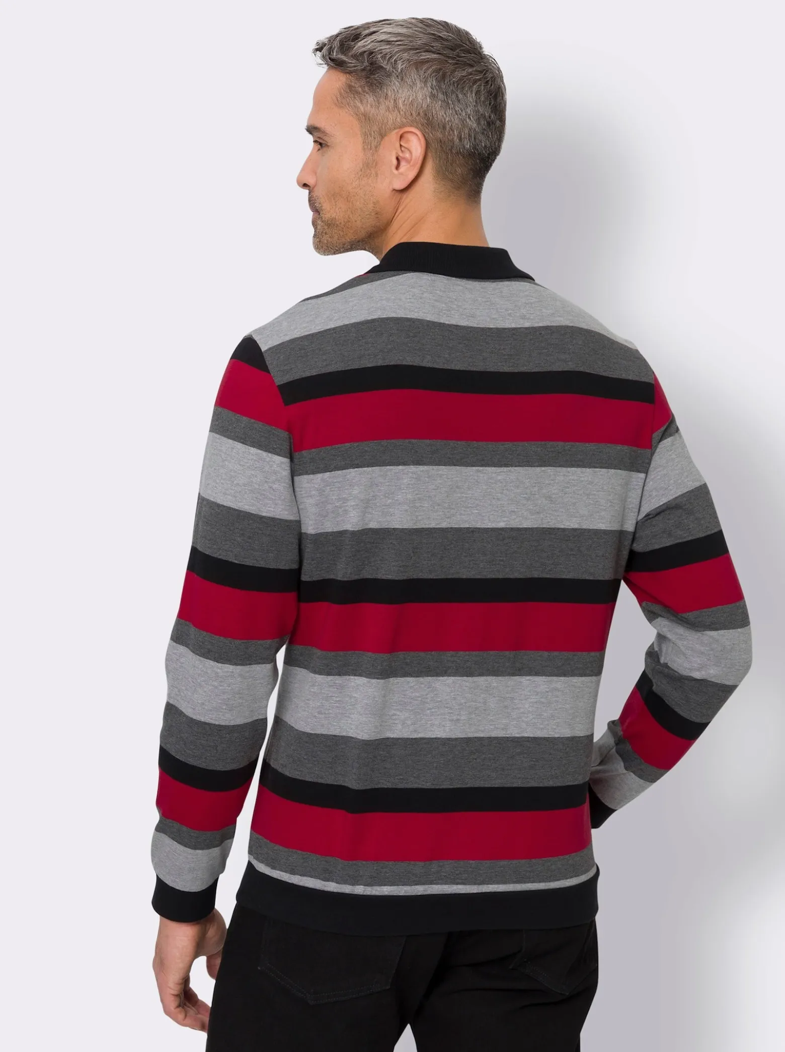 Sweatshirt im Ringel-Dessin