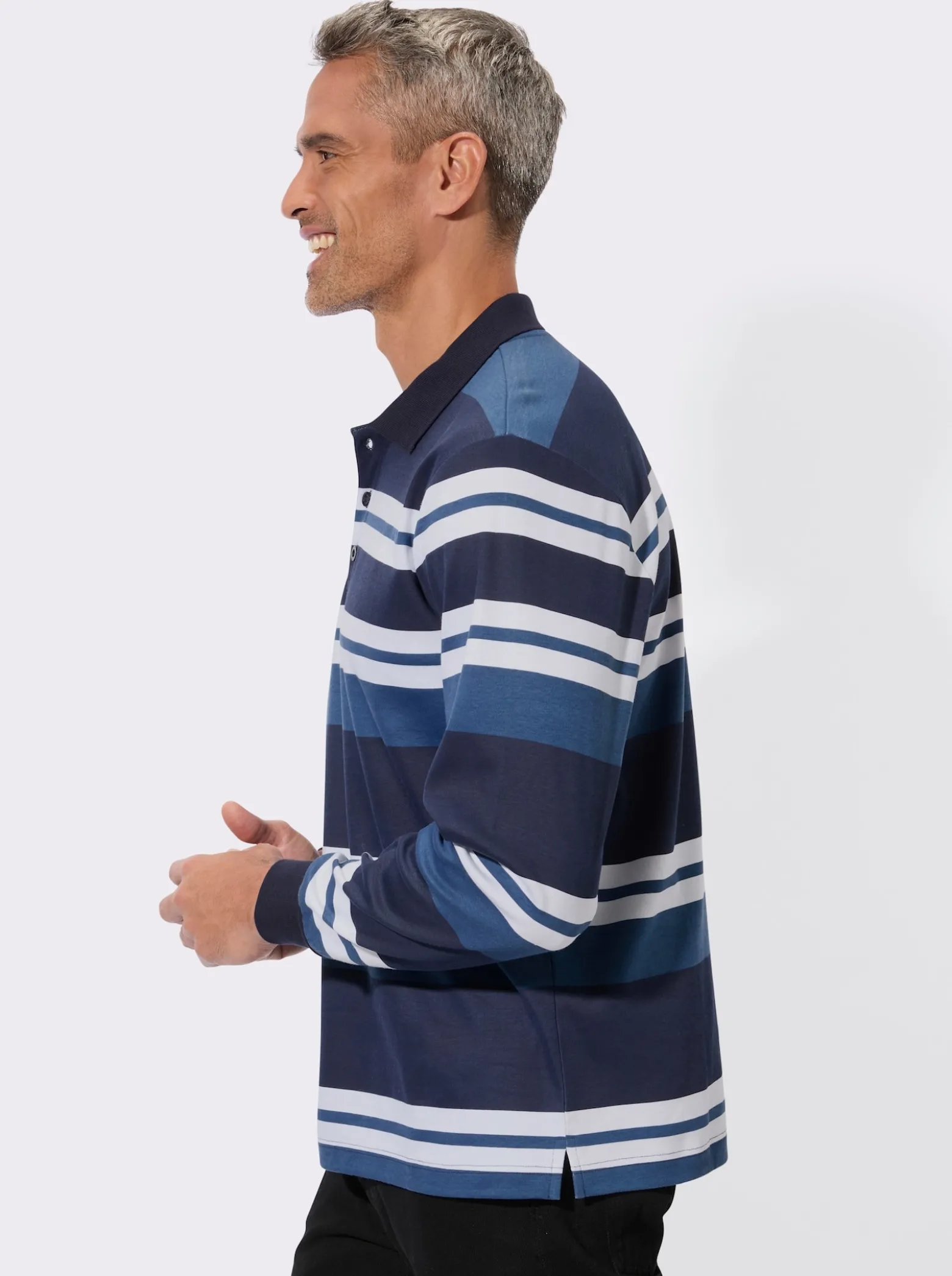 Sweatshirt im Ringel-Dessin