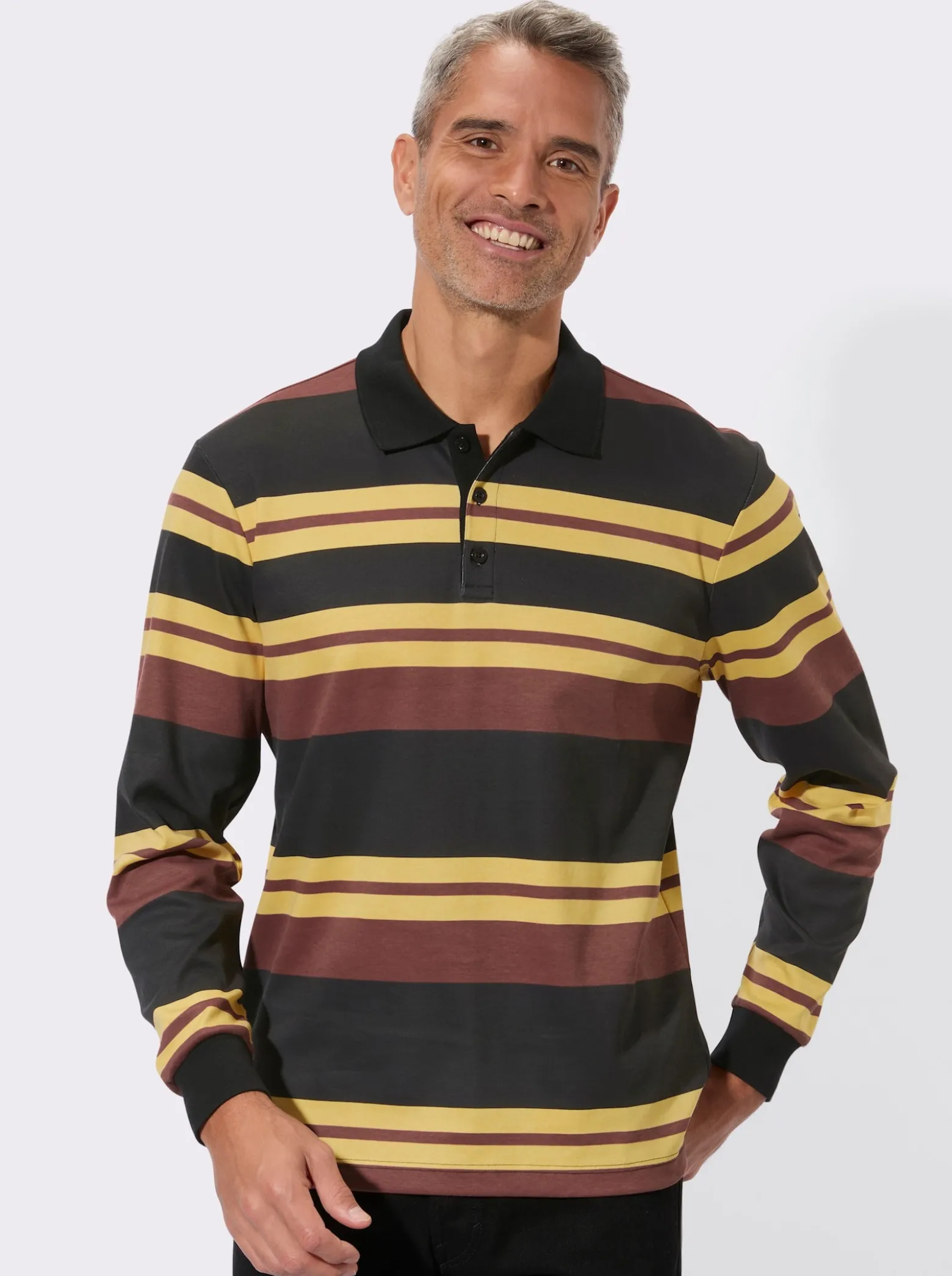 Sweatshirt im Ringel-Dessin