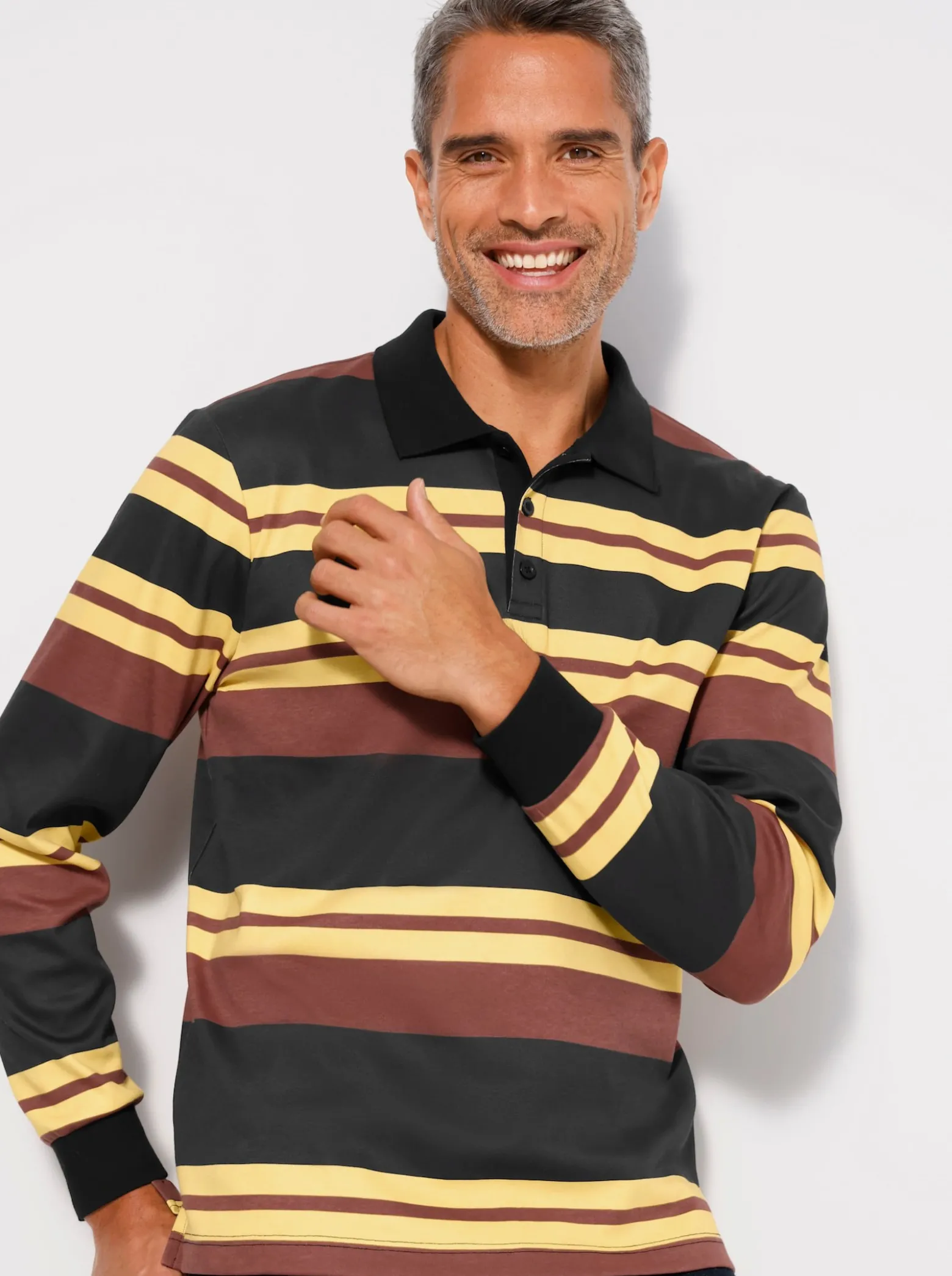 Sweatshirt im Ringel-Dessin