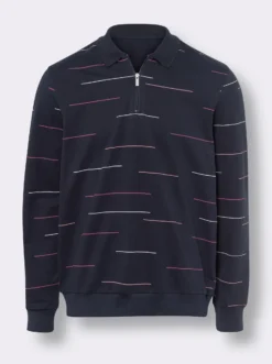 Sweatshirt im Ringel-Look