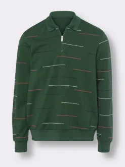 Sweatshirt im Ringel-Look
