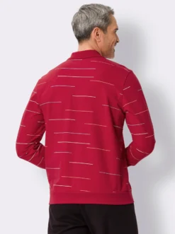 Sweatshirt im Ringel-Look