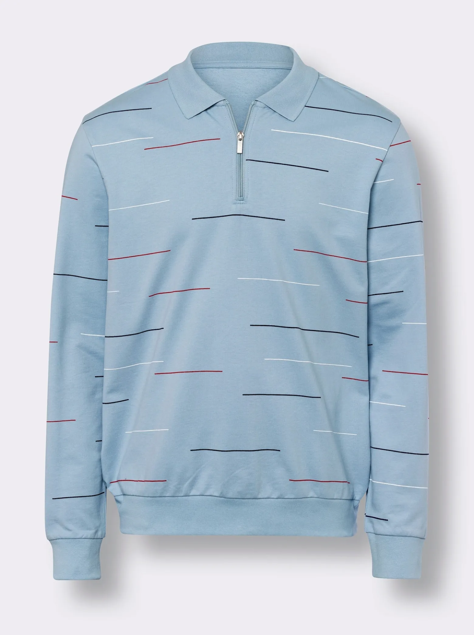 Sweatshirt im Ringel-Look
