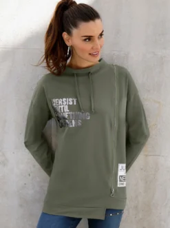 Sweatshirt mit asymmetrischem Schnitt
