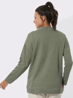 Sweatshirt mit asymmetrischem Schnitt