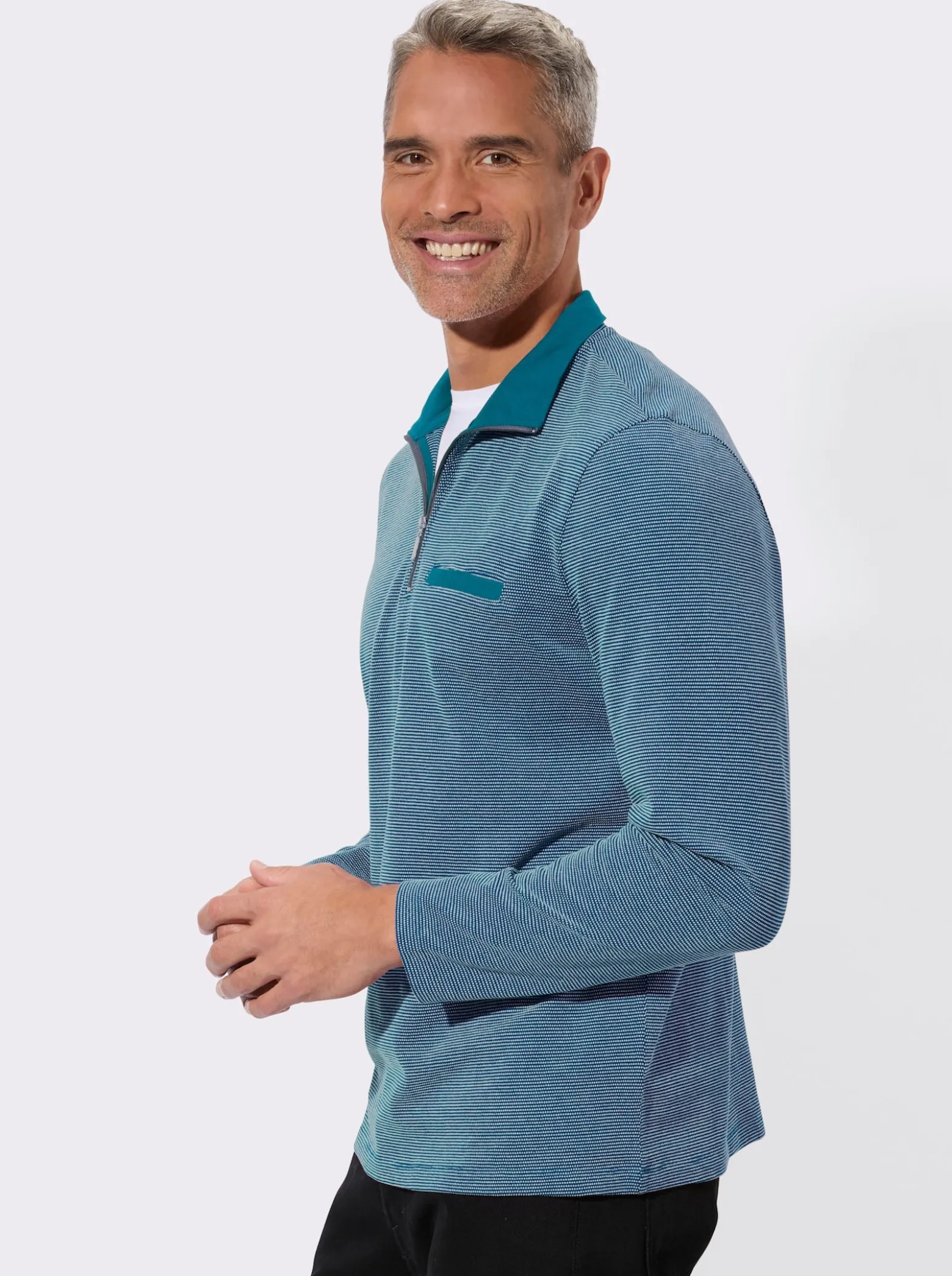 Sweatshirt mit Brusttasche