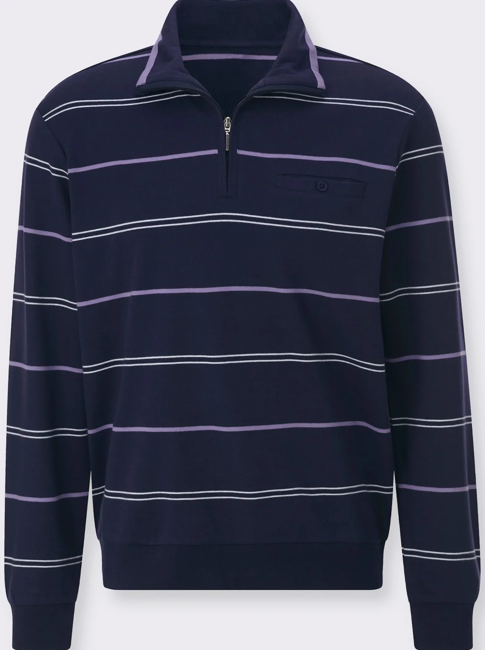 Sweatshirt mit Brusttasche