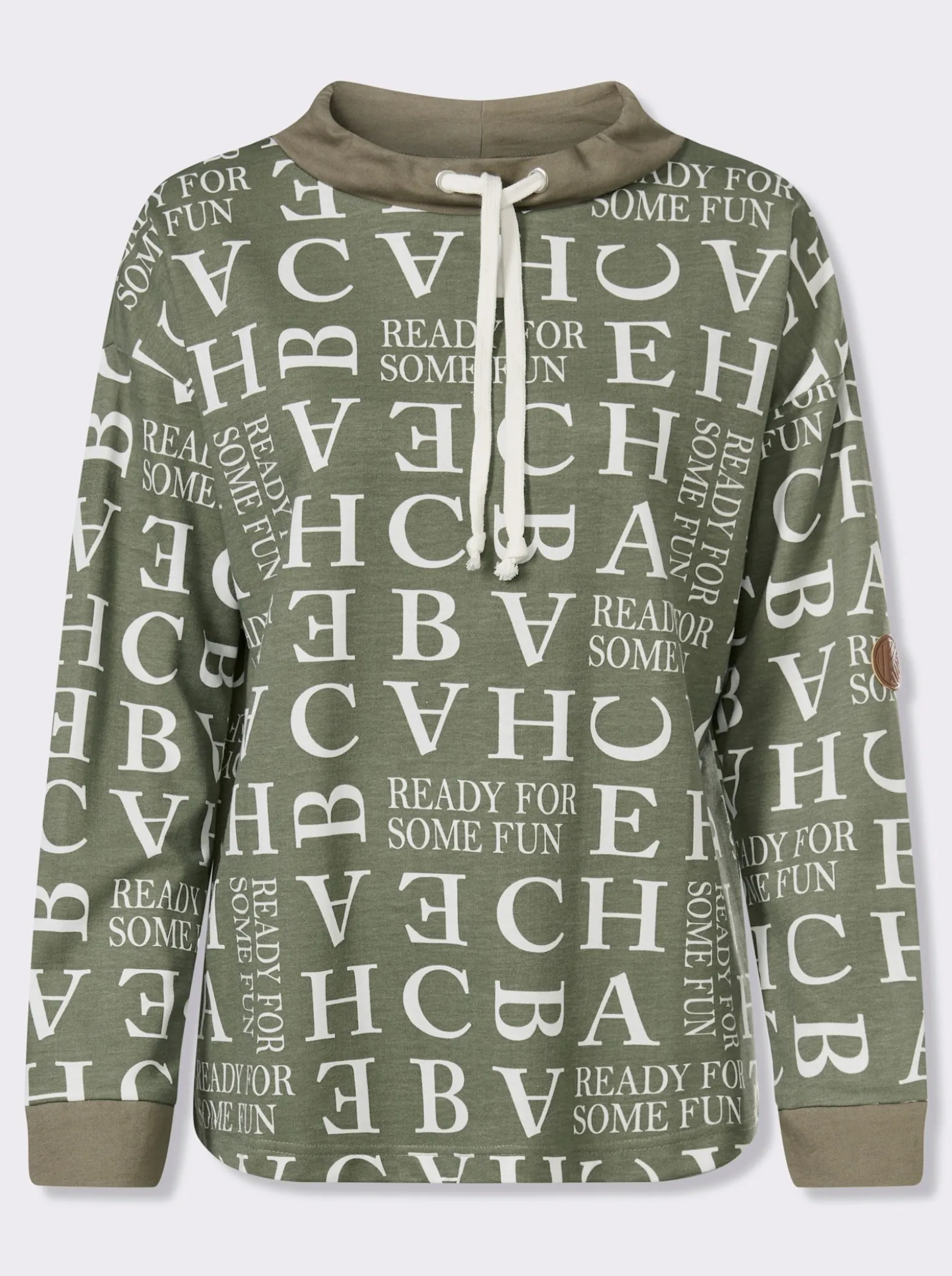 Sweatshirt mit Buchstaben-Druck