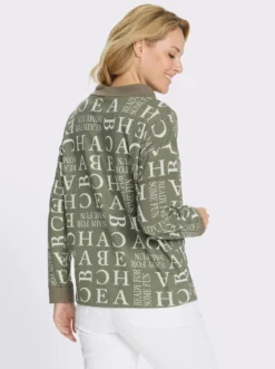 Sweatshirt mit Buchstaben-Druck