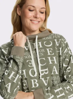 Sweatshirt mit Buchstaben-Druck