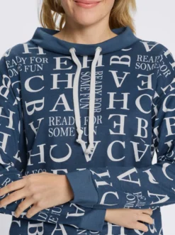 Sweatshirt mit Buchstaben-Druck