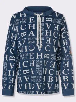 Sweatshirt mit Buchstaben-Druck