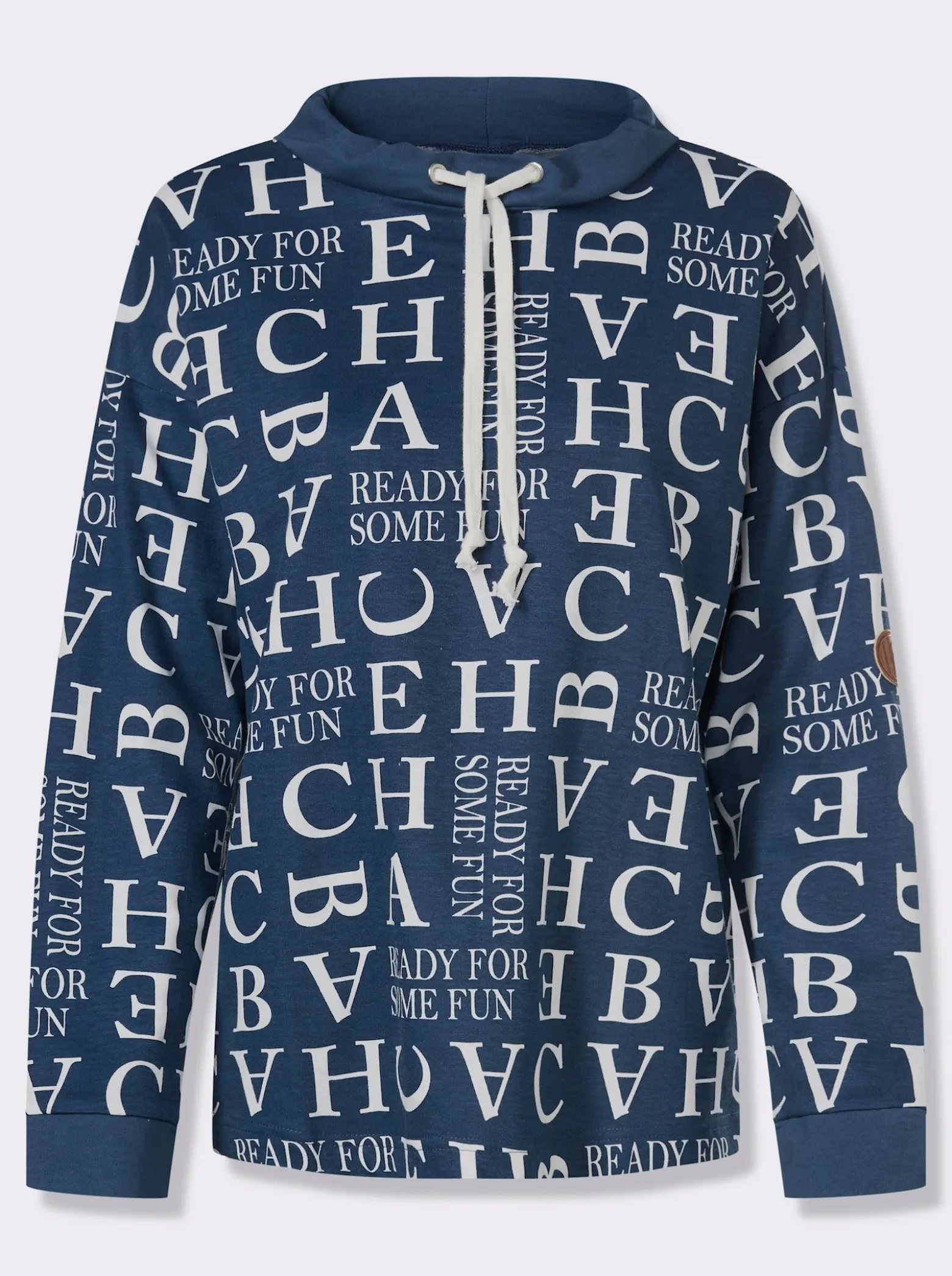 Sweatshirt mit Buchstaben-Druck