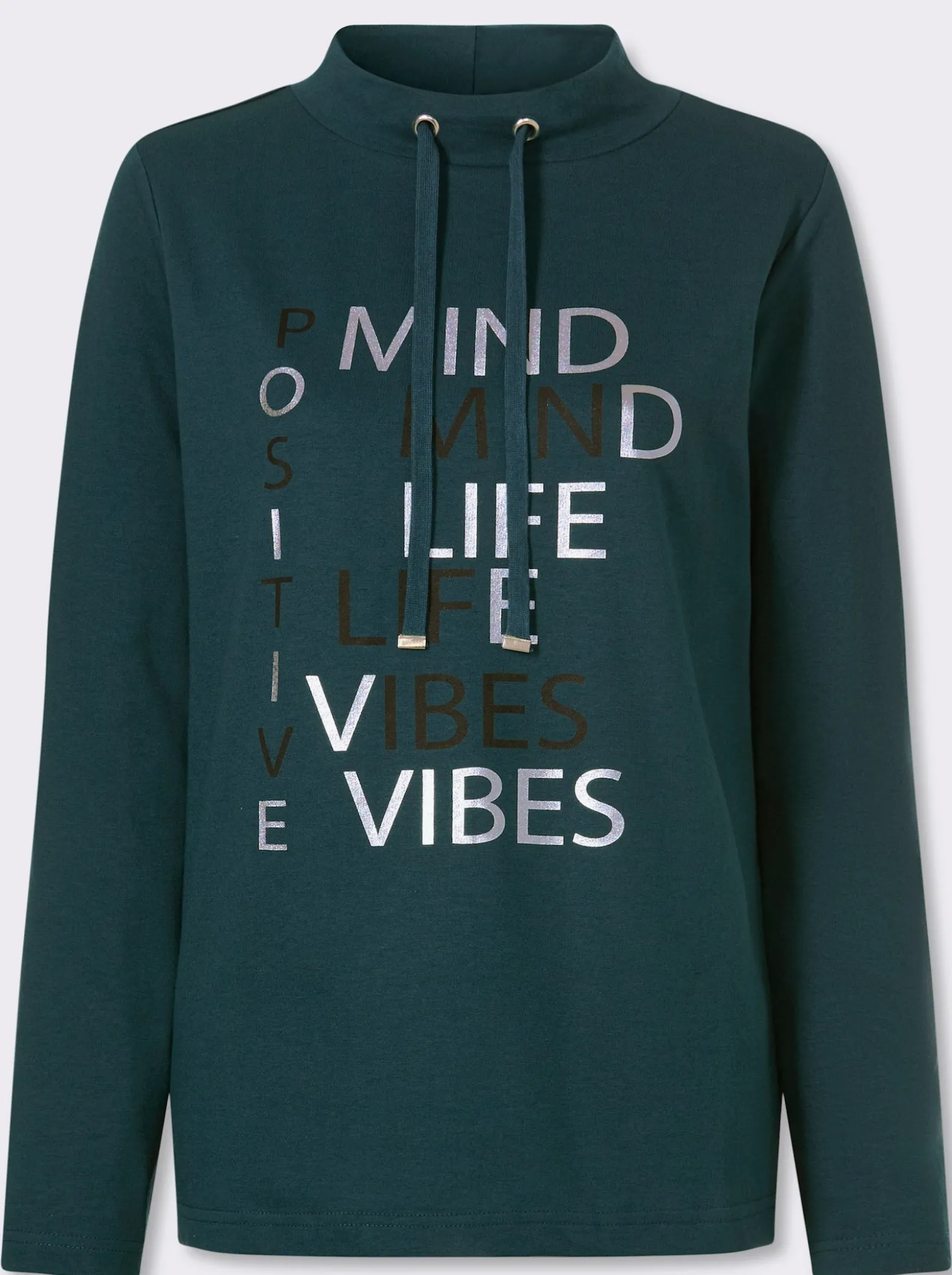 Sweatshirt mit Foliendruck